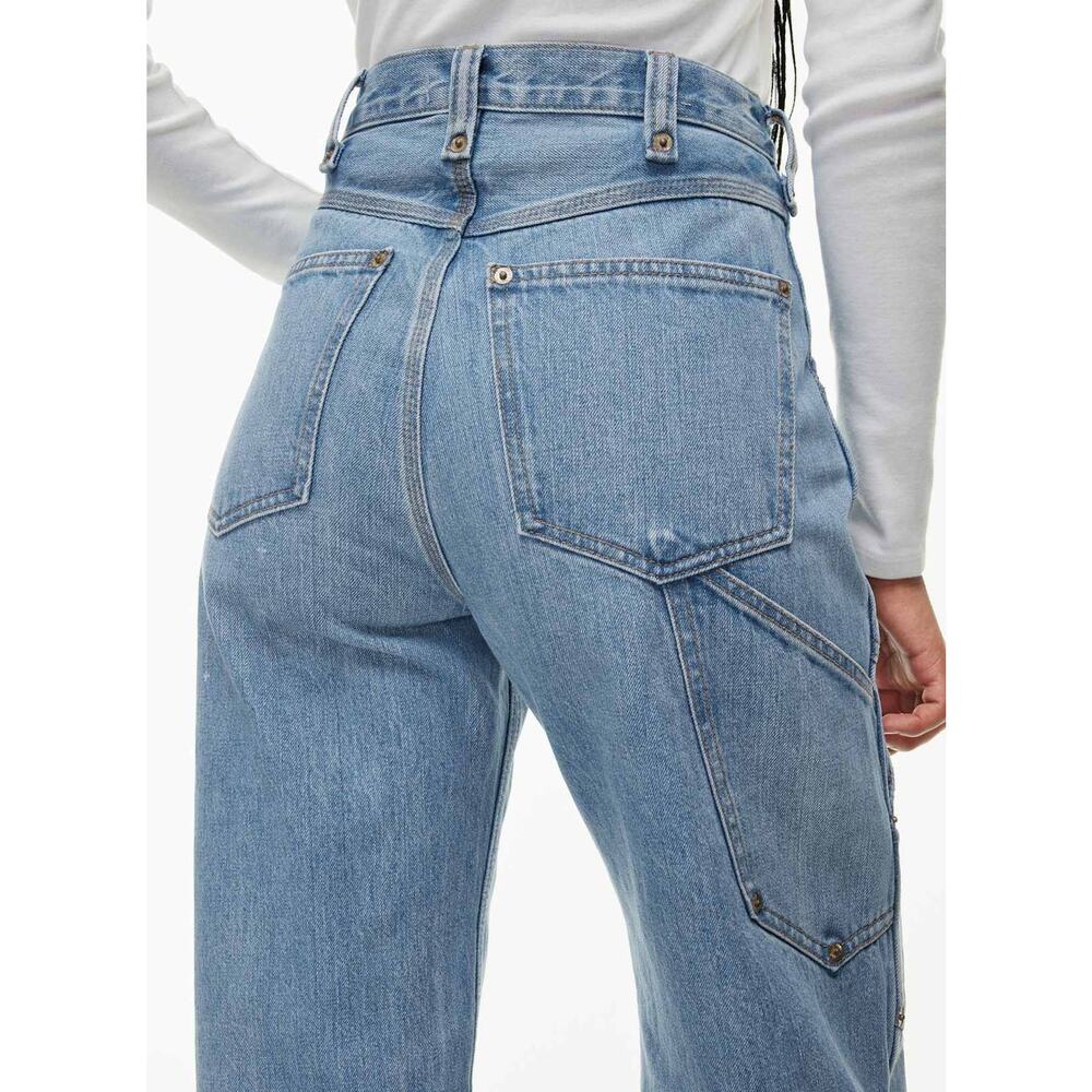 Re/Done Superhigh Workwear Jeans Size 27 - Picture 4 of 12